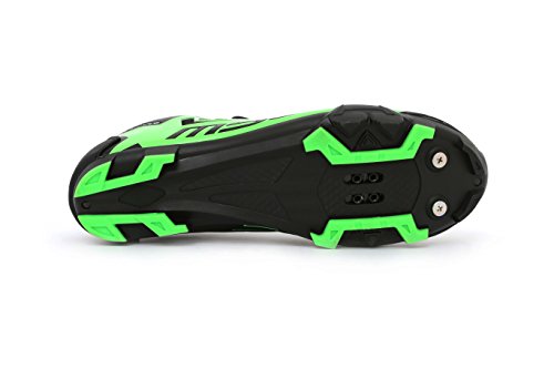 MSC Bikes Aero XC Zapatillas Ciclismo, Verde, T-38