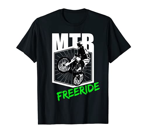 MTB freeride bicicleta de montaña libre paseo logo Camiseta