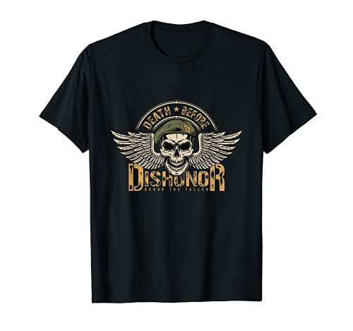 Muerte vs Deshonor - Fuerzas Especiales Boina Verde USAF Camiseta
