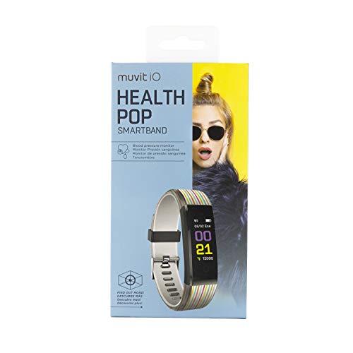 Muvit iO Pulsera de Actividad y Salud Health Pop Rayas