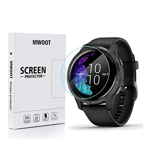 MWOOT Protector Pantalla Compatible con Reloj Garmin Venu GPS Smartwatch (6 Unidades), Pelicula para Proteccion de Pantalla Ultra Transparente para Garmin Venu GPS Smartwatch