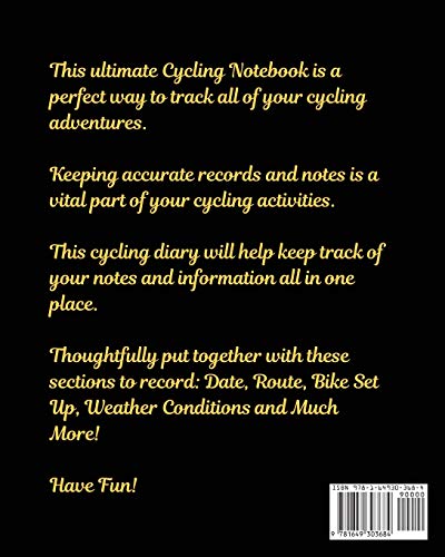 My Cycling Log Book: Bike Ride | Touring | Mountain Biking