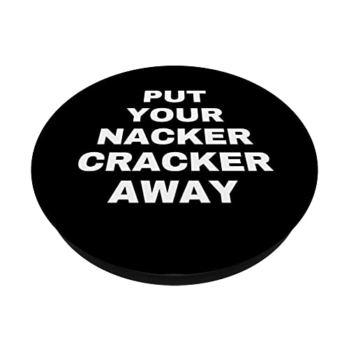 Nacker Cracker Pon Tu Galleta Nacker lejos Divertido Argot PopSockets PopGrip Intercambiable