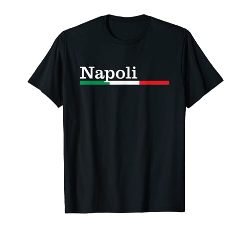Napoli Città Italiana Bandiera Italia Maglietta Camiseta