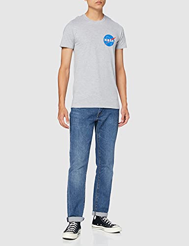 Nasa Core Logo Camiseta, Gris (Sports Grey SPO), Large para Hombre