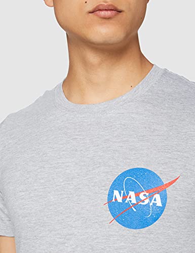 Nasa Core Logo Camiseta, Gris (Sports Grey SPO), Large para Hombre