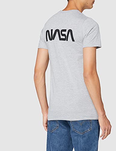 Nasa Core Logo Camiseta, Gris (Sports Grey SPO), Large para Hombre