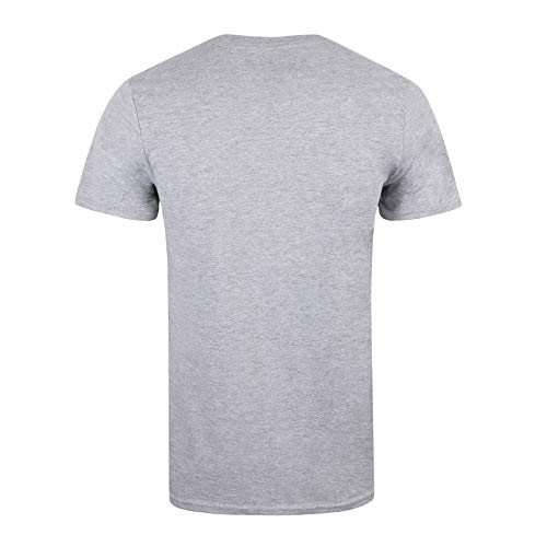 Nasa Meatball Embroidery Camiseta, Gris Deportivo, X-Large para Hombre