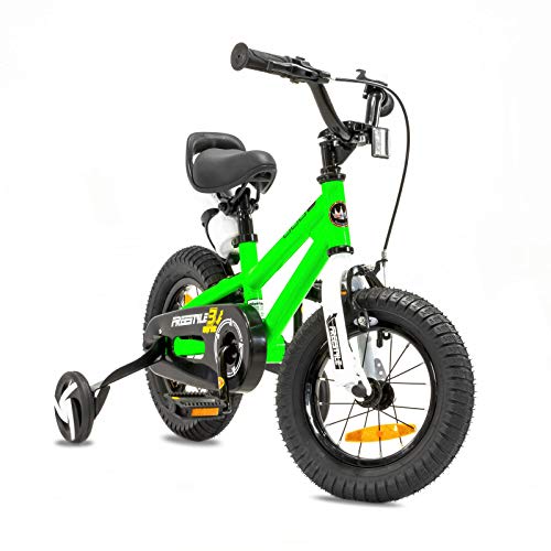 NB Parts - Bicicleta infantil para niños y niñas, BMX, a partir de 3 años, 12 pulgadas / 16 pulgadas, color verde, tamaño 12