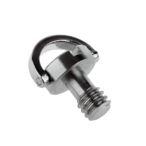 Neewer® Acero Inoxidable D Mango Anilla 1/4 "Tornillo de Montaje 0,39"/10 mm Eje para monopié trípode para cámara o liberación rápida (QR) Placa -5 Unidades