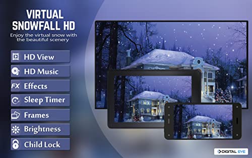 nevadas virtuales HD gratuitas: disfrute del hermoso paisaje en su TV HDR 4K, TV 8K y dispositivos de fuego como fondo de pantalla, decoración para las vacaciones de Navidad, tema de mediación y paz