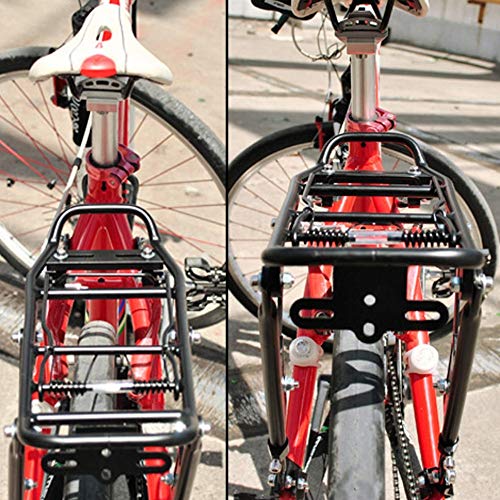 NGHSDO Portabultos Bicicleta La Bici de Ciclo Posterior de la Bicicleta MTB portaequipajes portaequipajes Rack 05 (Color : Natural)