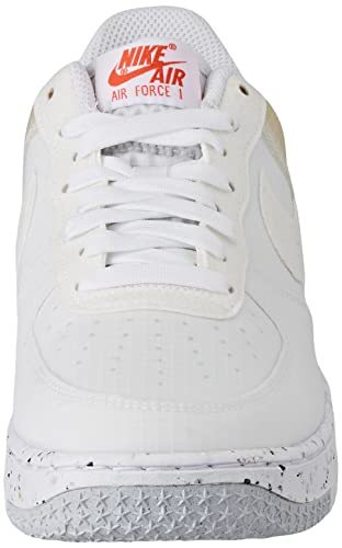 Nike Air Force 1 Crater, Zapatillas de bsquetbol Mujer, Blanco, Blanco y Naranja, 36.5 EU