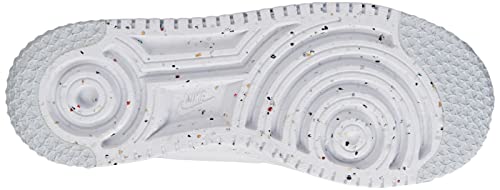 Nike Air Force 1 Crater, Zapatillas de bsquetbol Mujer, Blanco, Blanco y Naranja, 36.5 EU