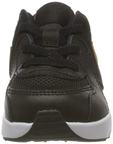 Nike Air MAX EXCEE (TD), Zapatillas de Running, Black Mtlc Gold Star White, 22 EU