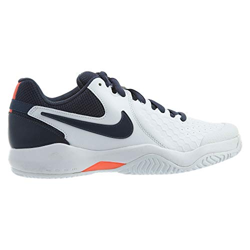 Nike Air Zoom Resistance, Zapatillas Hombre, Multicolor (White/Thunder Blue/Hyper Orange 001), 40 EU