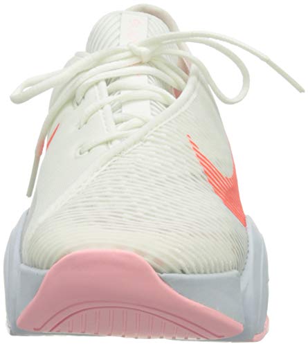 Nike Air Zoom Superrep 2, Gymnastics Shoe Mujer, Summit White/Bright Crimson-Football Grey-Arctic Punch-Metallic Silver-Sunset Pulse, 40 EU
