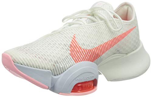 Nike Air Zoom Superrep 2, Gymnastics Shoe Mujer, Summit White/Bright Crimson-Football Grey-Arctic Punch-Metallic Silver-Sunset Pulse, 40 EU