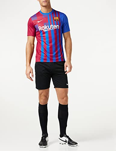 Nike - Barcelona FC Temporada 2021/22 Camiseta Primera Equipación Equipación de Juego, 2XL, Hombre