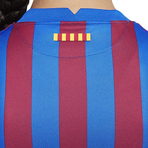 Nike - Barcelona FC Temporada 2021/22 Camiseta Primera Equipación Equipación de Juego, XL, Unisex