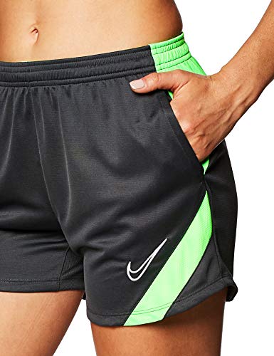 NIKE BV6938-064 Pantalones Cortos Deportivos para Mujer, Anthracite/Green Strike/White, M