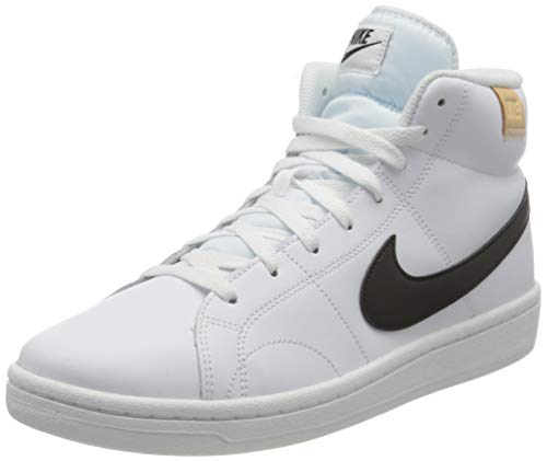 Nike Court Royale 2 Mid, Sneaker Hombre, White/Black-White Onyx, 44.5 EU