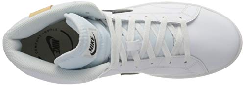 Nike Court Royale 2 Mid, Sneaker Hombre, White/Black-White Onyx, 44.5 EU