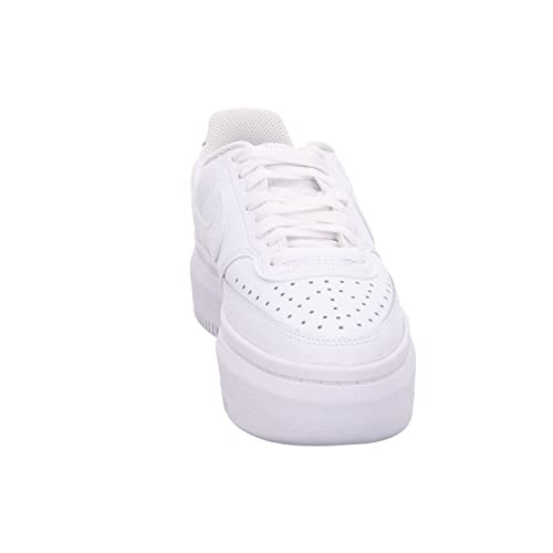 Nike Court Vision Alta LTR, Zapatos Mujer, Blanco, 38.5 EU