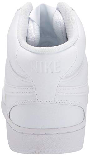 Nike Court Vision Mid, Zapatillas Mujer, Blanco, 44 EU