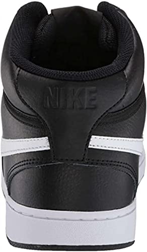 Nike Court Vision Mid, Zapatos de Baloncesto Hombre, Multicolor (Black/White 001), 40 EU
