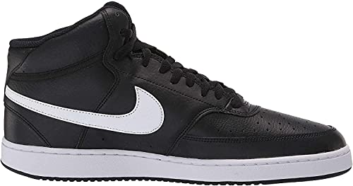 Nike Court Vision Mid, Zapatos de Baloncesto Hombre, Multicolor (Black/White 001), 40 EU