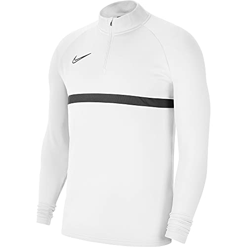 NIKE CW6110 M NK Dry ACD21 Dril Top Sweatshirt Mens White/Black/Black/Black S