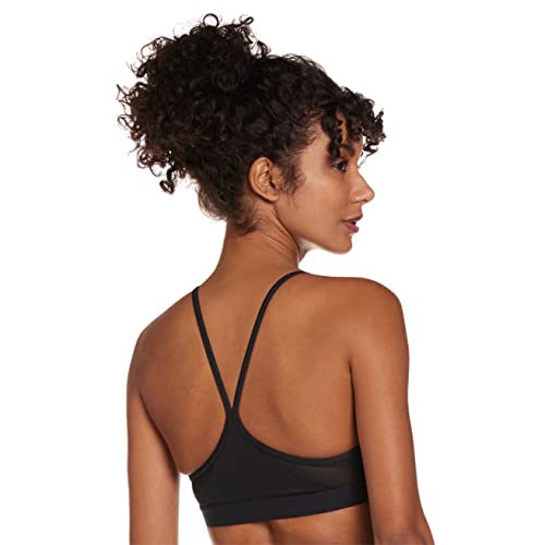 NIKE CZ4456 W NK DF Indy V-Neck Bra Sports Bra Women's Black/Black/Black/White S