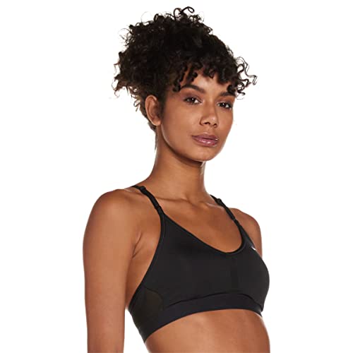 NIKE CZ4456 W NK DF Indy V-Neck Bra Sports Bra Women's Black/Black/Black/White S