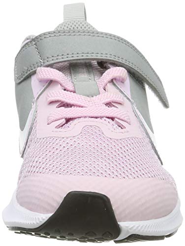 Nike Downshifter 9 (PSV), Zapatillas de Correr, Rosa (Pink Foam/White/Mtlc Silver/Pure Platinum 601), 30 EU