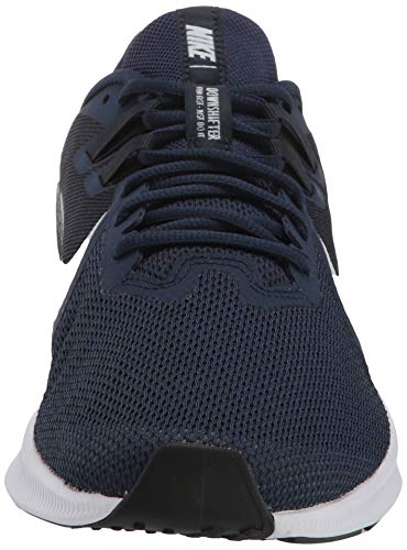 Nike Downshifter 9, Zapatillas de Correr Hombre, Azul (Midnight Navy/Pure Platinum/Dk Obsidian/Black/White 401), 40.5 EU