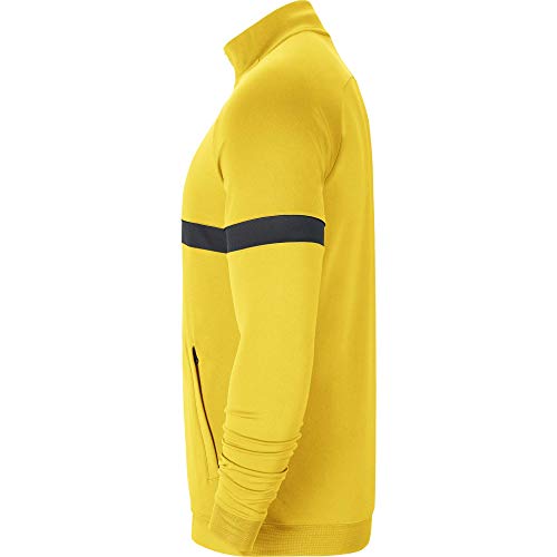 NIKE Dri-fit Academy 21 - Chaqueta deportiva para hombre, Hombre, Chaqueta deportiva, CW6113, Tour Amarillo/Negro/Antracita/Negro, M