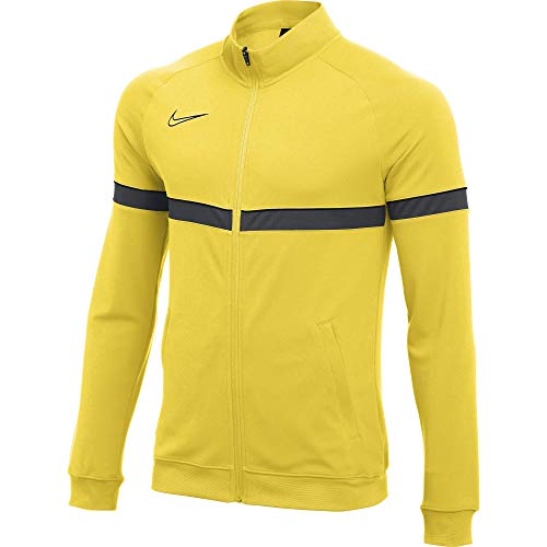 NIKE Dri-fit Academy 21 - Chaqueta deportiva para hombre, Hombre, Chaqueta deportiva, CW6113, Tour Amarillo/Negro/Antracita/Negro, M