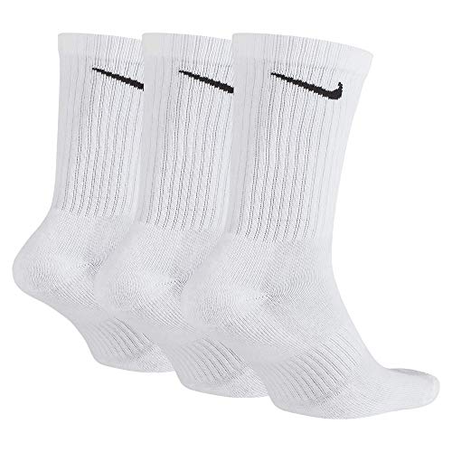 NIKE Everyday Calcetines, Unisex Adulto, Blanco, L