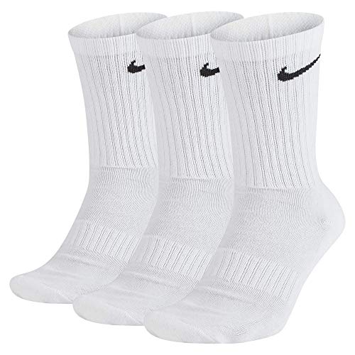 NIKE Everyday Calcetines, Unisex Adulto, Blanco, L