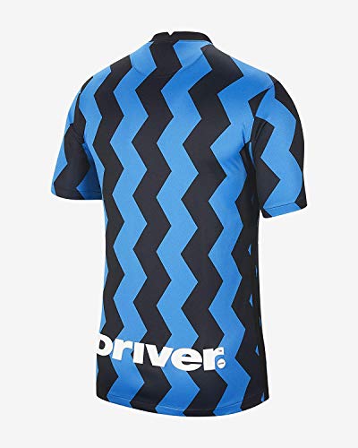 NIKE Inter Y NK BRT Stad JSY SS Hm T-Shirt, Unisex niños, Blue Spark/White Full Sponsor, M