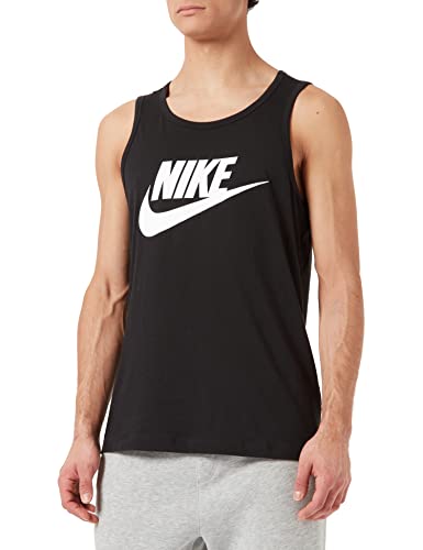 NIKE M NSW Club tee Camiseta de Manga Corta, Hombre, Black/White, XS