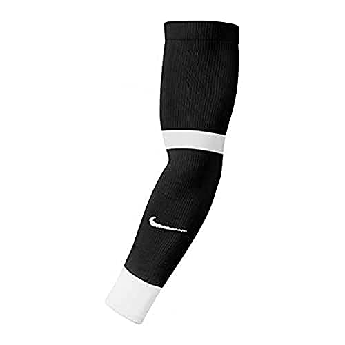 NIKE Matchfit Leg Warmers, Unisex-Adult, Black/(White), L-XL