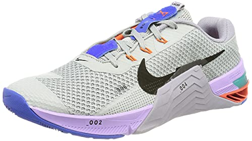 Nike Metcon 7, Zapatillas de ftbol Unisex Adulto, Gris Negro Púrpura, 42.5 EU