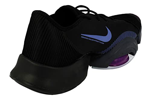 Nike Mujeres Air Zoom Superrep 2 Trainers CU5925 Sneakers Zapatos (UK 7.5 US 10 EU 42, Black Cyber Red Plum Sapphire 010)