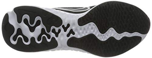Nike Renew Run 2, Zapatillas para Correr Mujer, Negro Black White Dk Smoke Grey, 40.5 EU