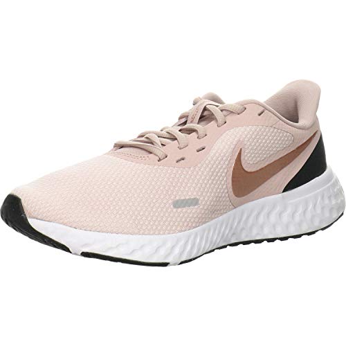 Nike Revolution 5, Zapatillas De Atletismo Mujer, Multicolor (Barely Rose/Mtlc Red Bronze/Stone Mauve 600), 39 EU