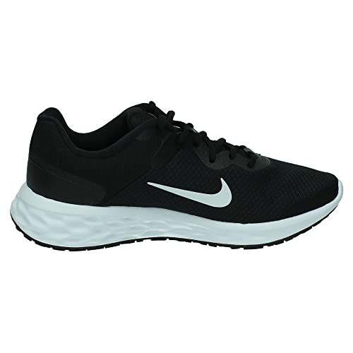 Nike Revolution 6, Road Running Shoe Hombre, Black/White-Iron Grey, 40.5 EU