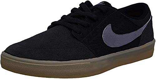 Nike SB Portmore II Solar, Zapatillas de Correr Hombre, Negro (Black/Dk Grey/Gum Lt Brown 009), 40.5 EU