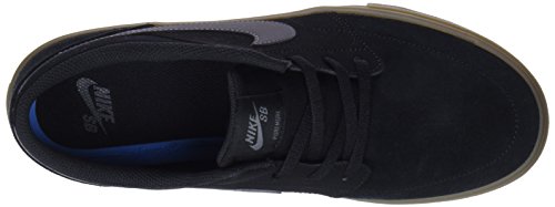 Nike SB Portmore II Solar, Zapatillas de Correr Hombre, Negro (Black/Dk Grey/Gum Lt Brown 009), 40.5 EU